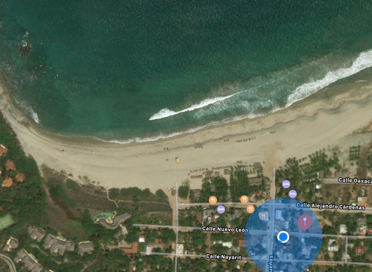 Experiencia Surf Camp Hostel Brisas de Zicatela Ngoại thất bức ảnh