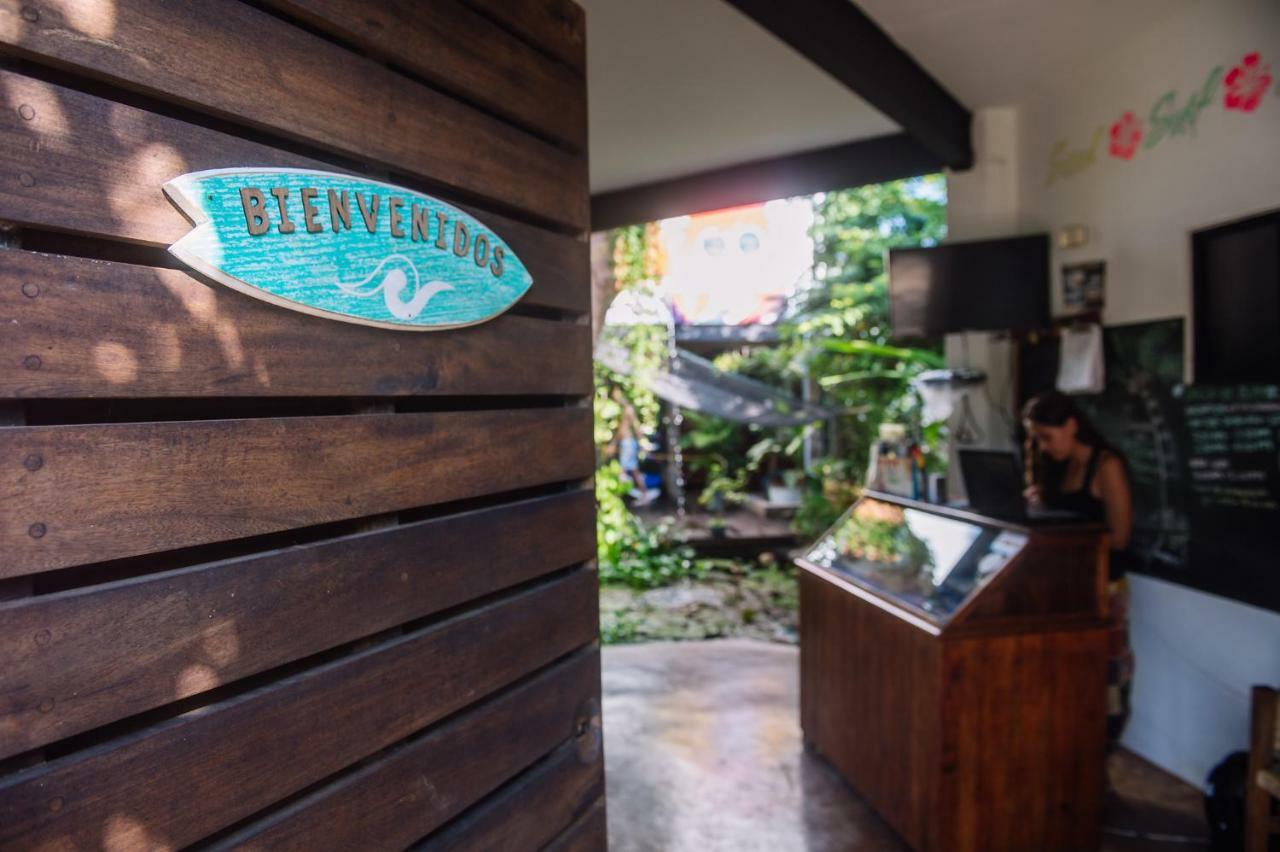 Experiencia Surf Camp Hostel Brisas de Zicatela Ngoại thất bức ảnh